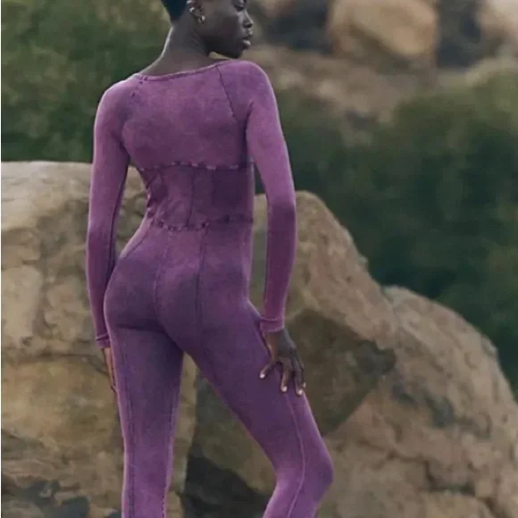 Free People Good Karma Corset Long Sleeve Bodysuit - Picture 2 of 9